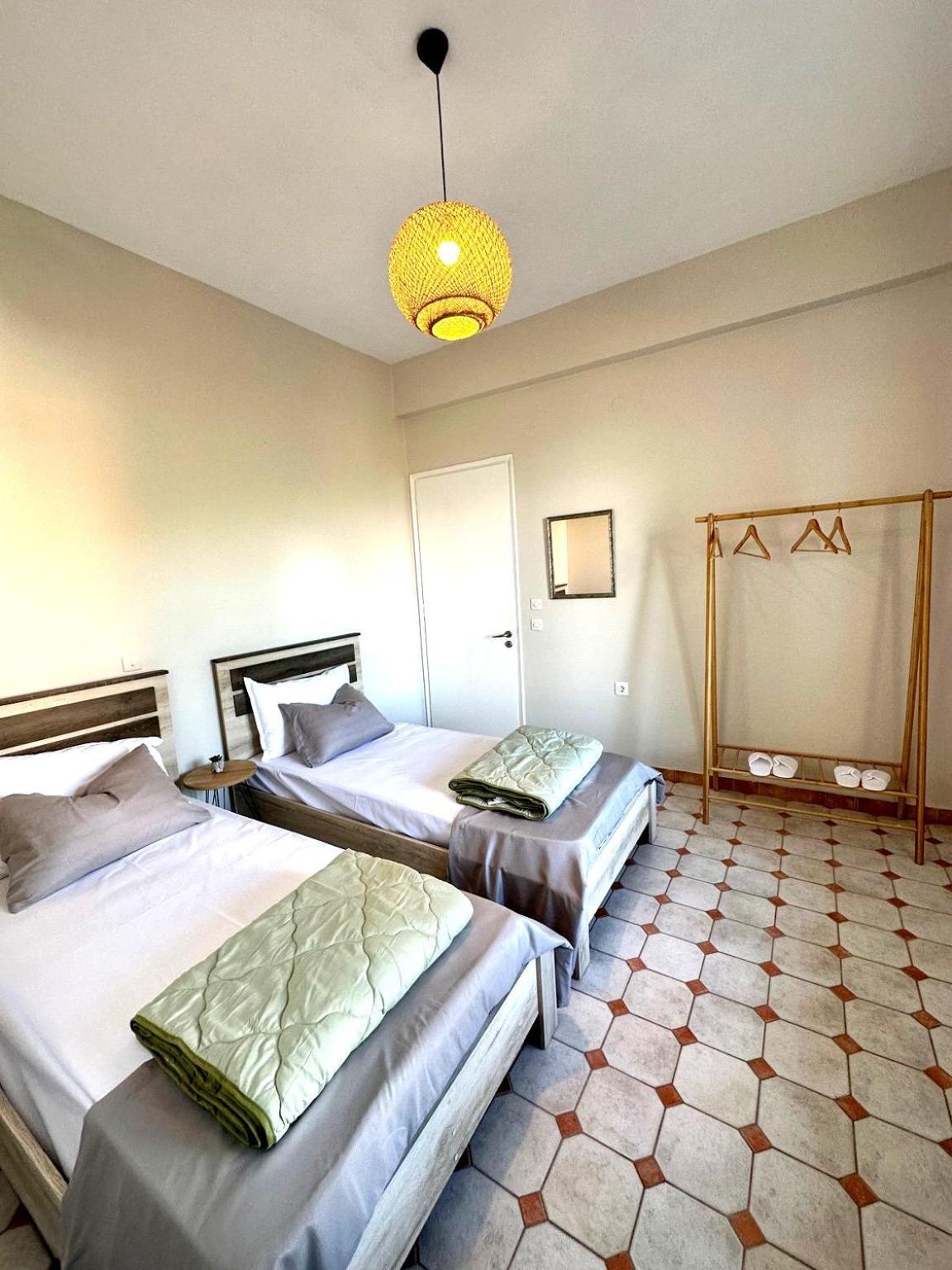 Apartment Olive Tree The Master Bed And Balcony Benitses (Corfu)